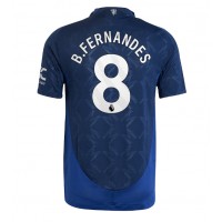 Pánský Fotbalový dres Manchester United Bruno Fernandes #8 2024-25 Venkovní Krátký Rukáv